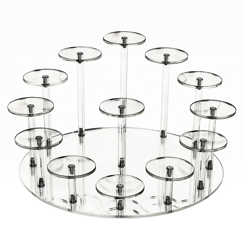 Round Acrylic Dessert Display Rack